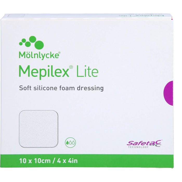 MEPILEX Lite 10x10 cm Schaumverband steril, 5 St VER