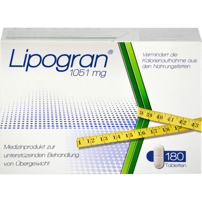 Lipogran Tabletten zur unterstützenden Behandlung bei Übergewicht, 180 pcs. Tablets