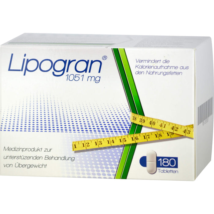 Lipogran Tabletten zur unterstützenden Behandlung bei Übergewicht, 180 pcs. Tablets