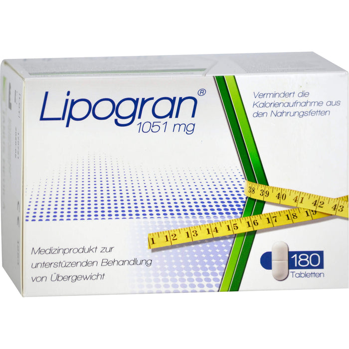 Lipogran Tabletten zur unterstützenden Behandlung bei Übergewicht, 180 pcs. Tablets