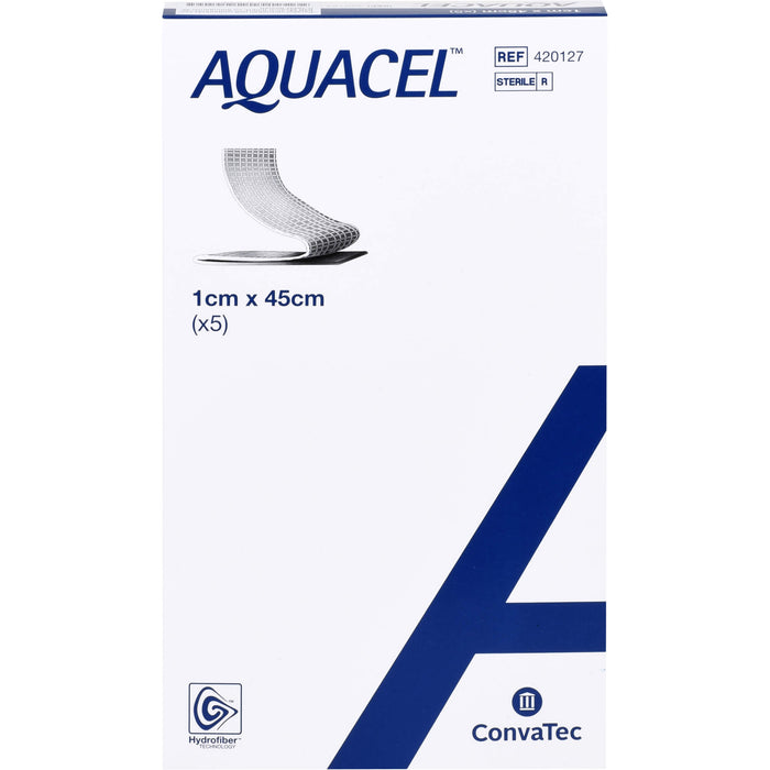 Aquacel 1x45 cm Tamponaden m. Verstärkungsfasern, 5 St TPO