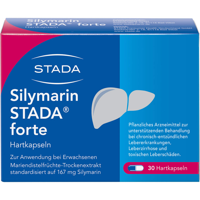 Silymarin STADA forte Hartkapseln, 30 St. Kapseln