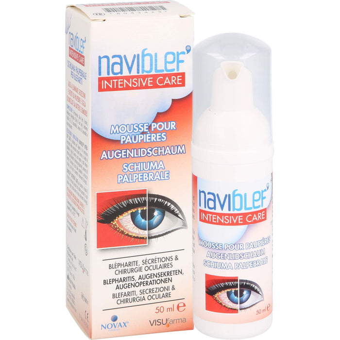 naviblef Intensive care Augenlidschaum, 50 ml Foam