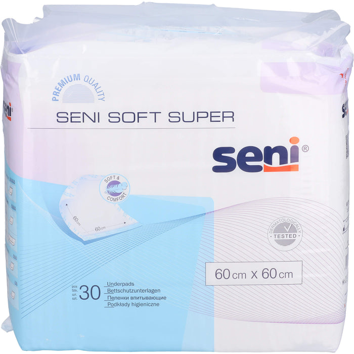 Seni Soft Super Bettschutzunterlagen 60x60, 30 St