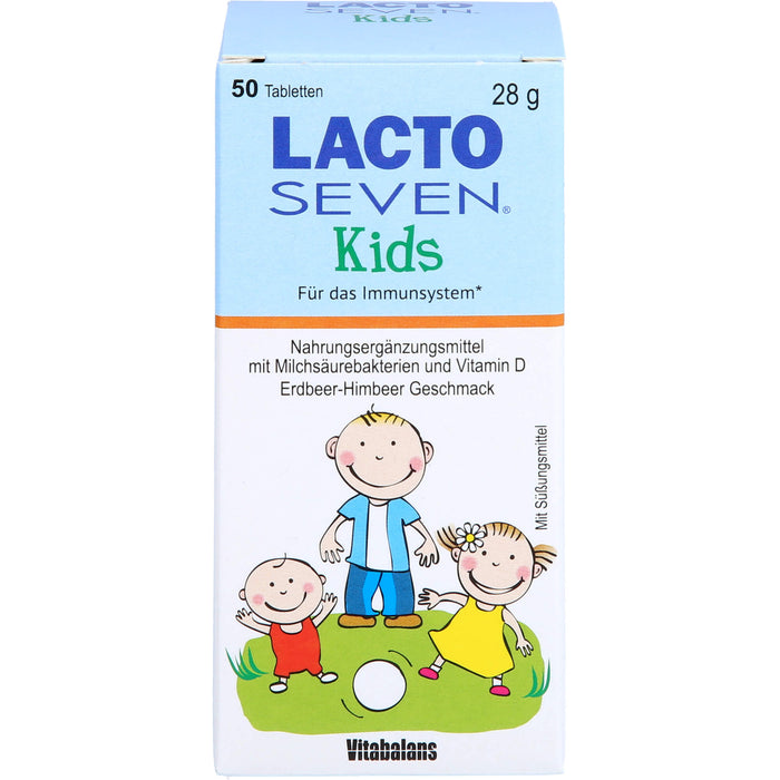 Lacto Seven Kids Kautabletten für das Immunsystem, 50 pcs. Tablets