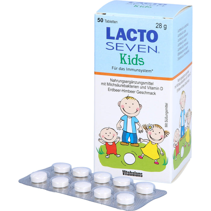 Lacto Seven Kids Kautabletten für das Immunsystem, 50 pcs. Tablets