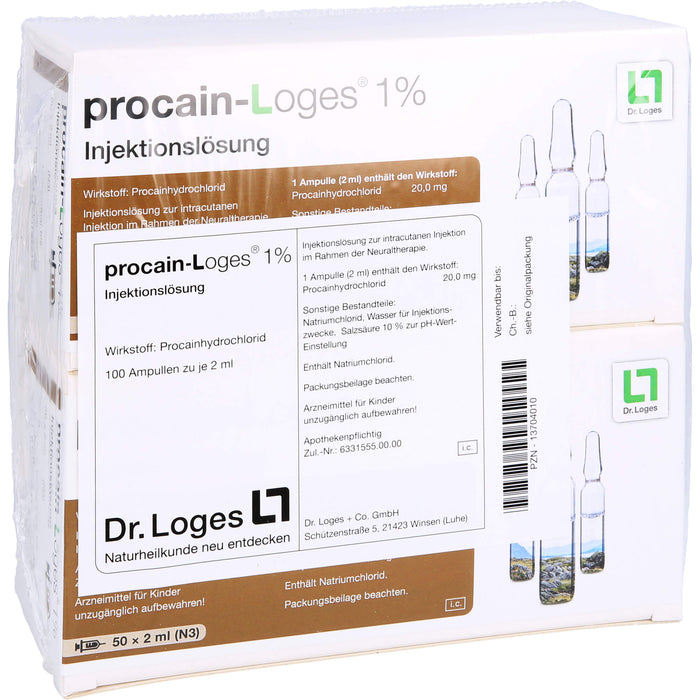 procain-Loges 1% Injektionslösung, 100 pcs. Ampoules