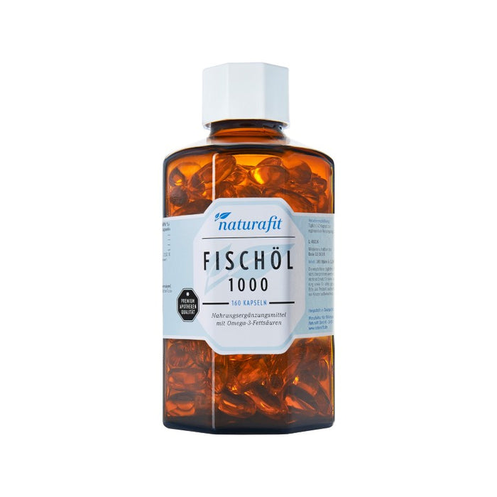 naturafit Fischöl 1000 Kapseln, 160 pc Capsules