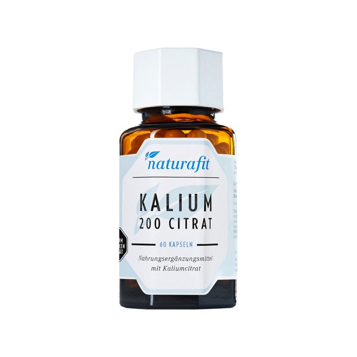 naturafit Kalium 200 Citrat Kapseln, 60 St. Kapseln