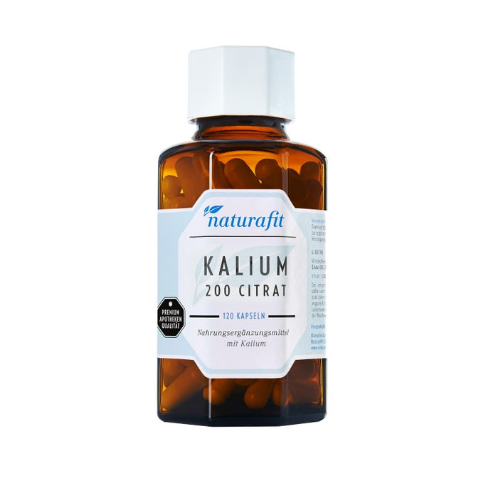 naturafit Kalium 200 Citrat Kapseln, 120 pc Capsules