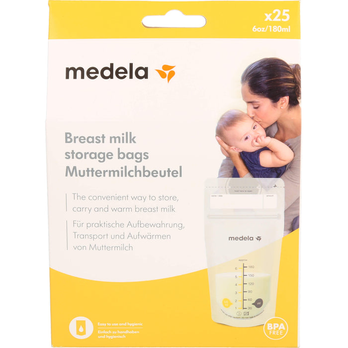 medela Muttermilchbeutel, 25 St. Beutel