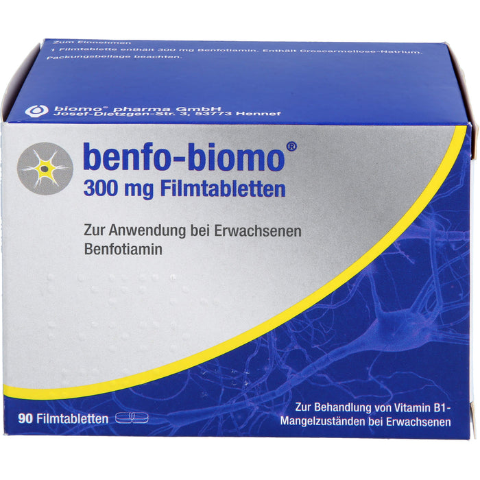 benfo-biomo 300 mg Filmtabletten, 90 pcs. Tablets