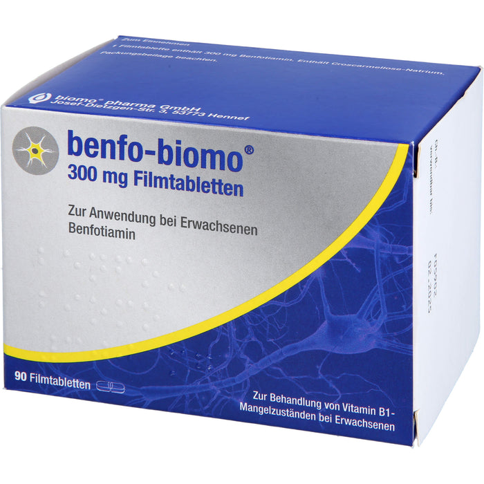 benfo-biomo 300 mg Filmtabletten, 90 pcs. Tablets