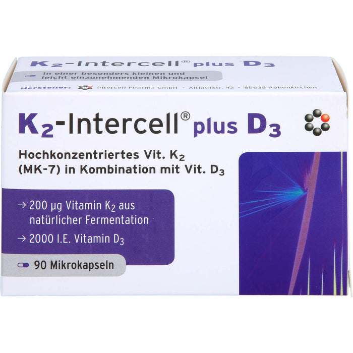 K2-Intercell plus D3 Kapseln, 90 pc Capsules