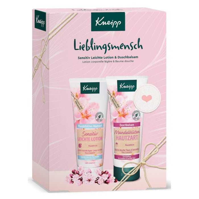 Kneipp Geschenkpackung Lieblingsmensch Mandelblüten hautzart, 400 ml Cream