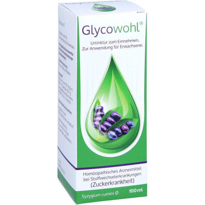 Glycowohl Urtinktur zum Einnehmen bei Stoffwechselerkrankungen, 100 ml Lösung