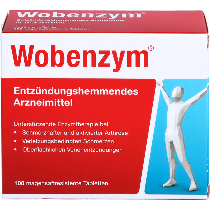 Wobenzym magensaftresistente Tabletten, 100 St. Tabletten