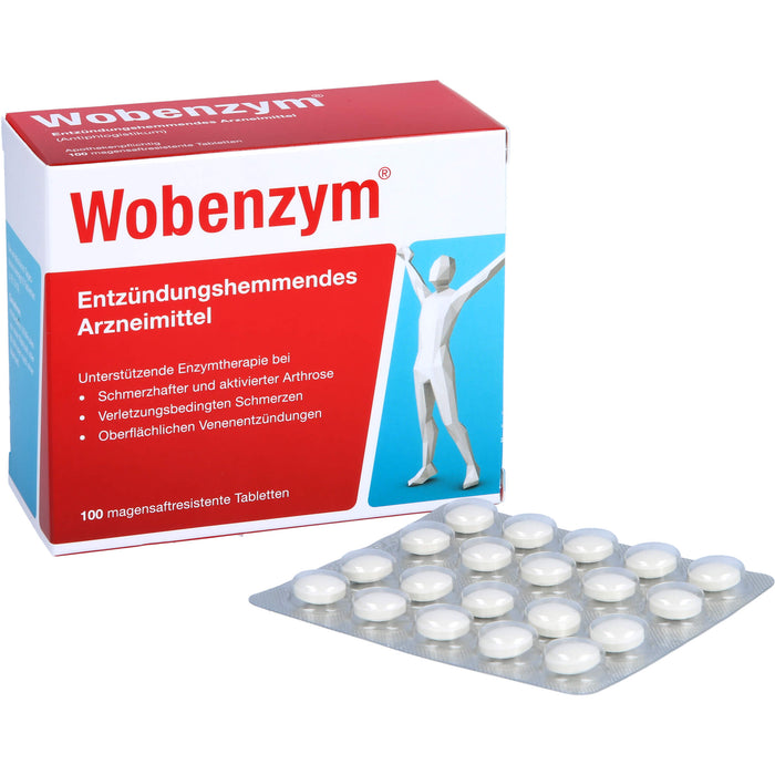 Wobenzym magensaftresistente Tabletten, 100 pcs. Tablets