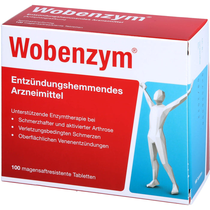 Wobenzym magensaftresistente Tabletten, 100 pcs. Tablets