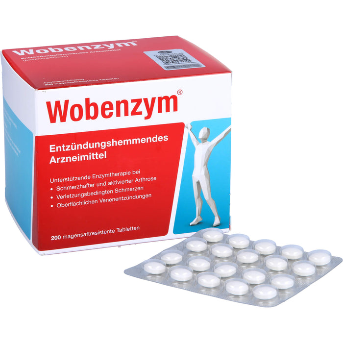 Wobenzym Tabletten entzündungshemmendes Arzneimittel, 200 St. Tabletten