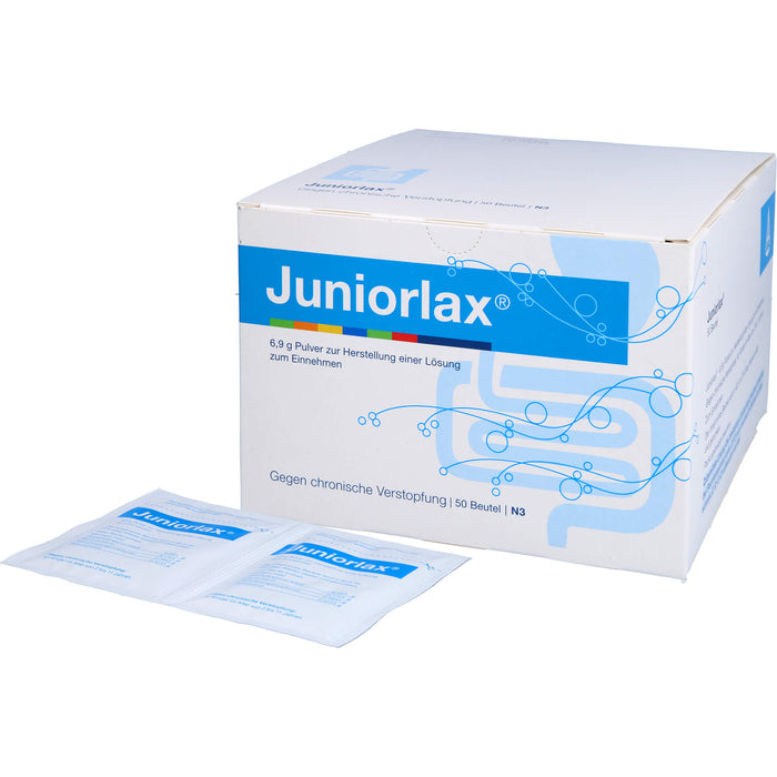 Juniorlax Beutel gegen chronische Verstopfung, 50 pcs. Powder