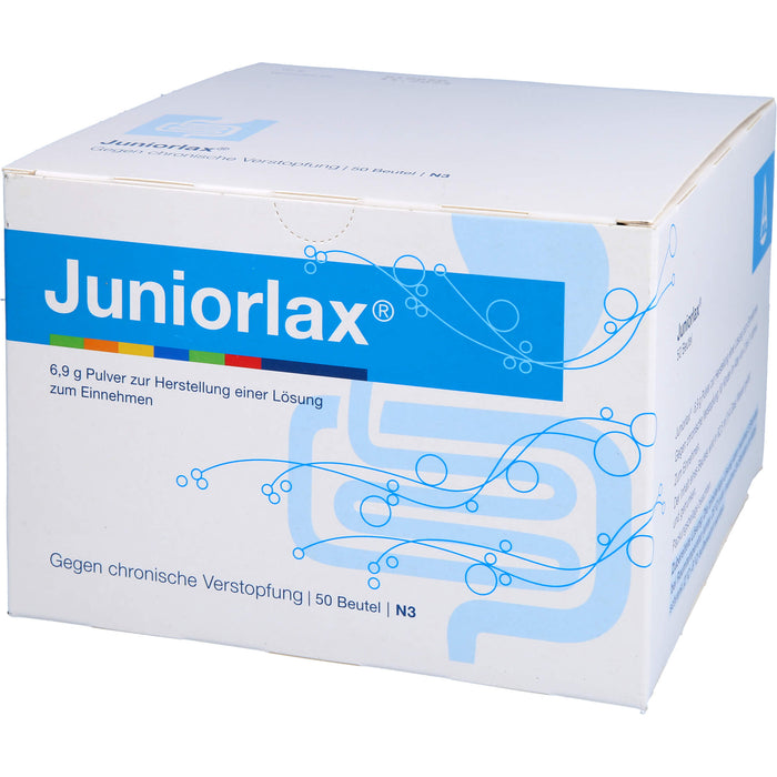 Juniorlax Beutel gegen chronische Verstopfung, 50 pcs. Powder