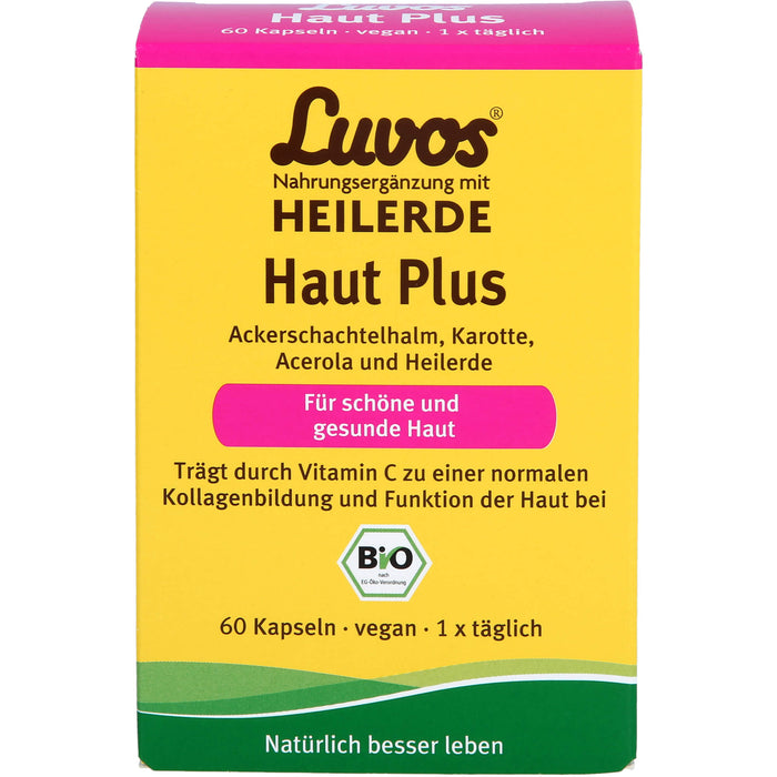 Luvos Heilerde BIO Haut Plus Kapseln für schöne und gesunde Haut, 60 pcs. Capsules