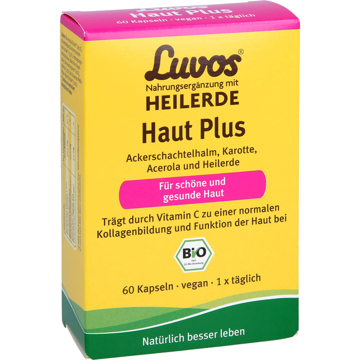 Luvos Heilerde BIO Haut Plus Kapseln für schöne und gesunde Haut, 60 St. Kapseln