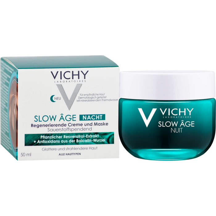 VICHY Slow Age Nacht Regenerierende Creme & Maske, 50 ml Crème