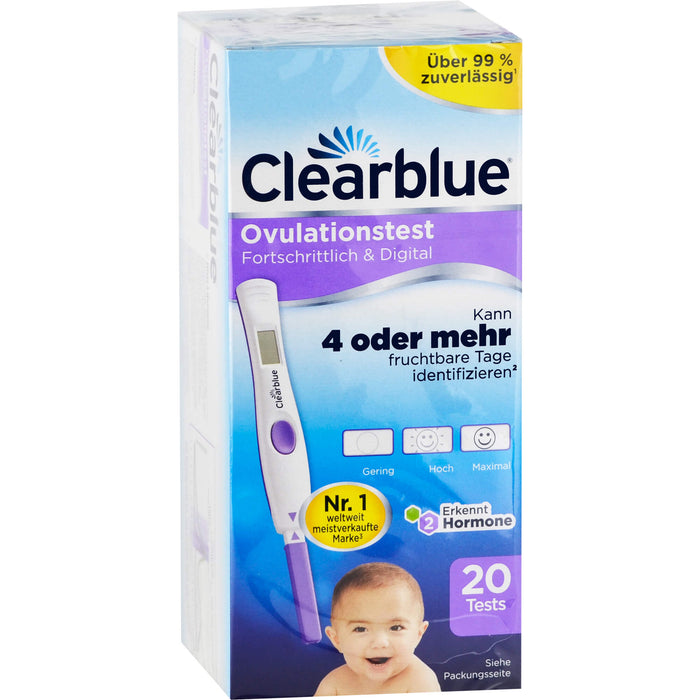 Clearblue Ovulationstest FORTSCHRITTLICH & DIGITAL, 20 St. Test