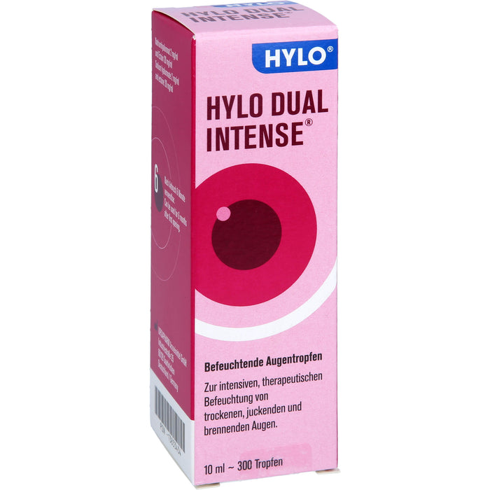 HYLO DUAL INTENSE, Augentropfen (ohne Konservierungsmittel), 10 ml Lösung