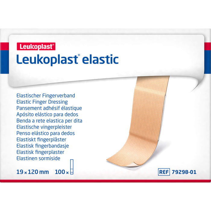 Leukoplast Elastic Fingerstrips 19 x 120mm, 100 St PFL