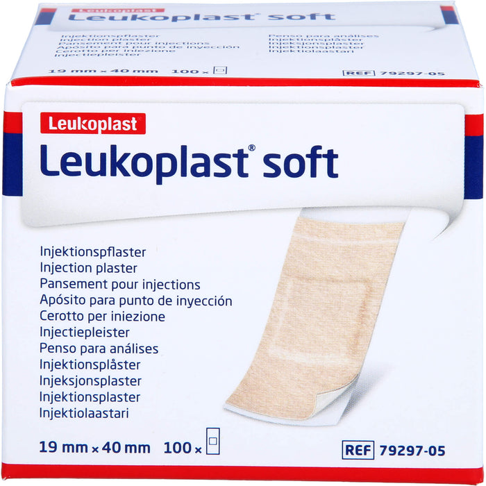 Leukoplast Soft Injekt. Strips 19 x 40 mm, 100 St PFL