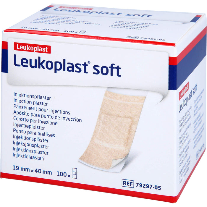 Leukoplast Soft Injekt. Strips 19 x 40 mm, 100 St PFL