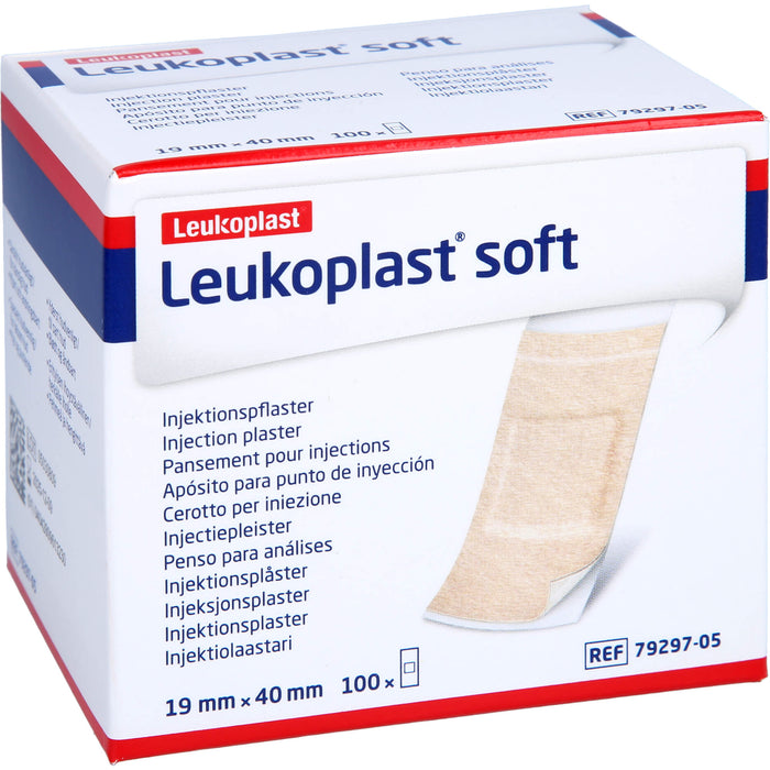 Leukoplast Soft Injekt. Strips 19 x 40 mm, 100 St PFL