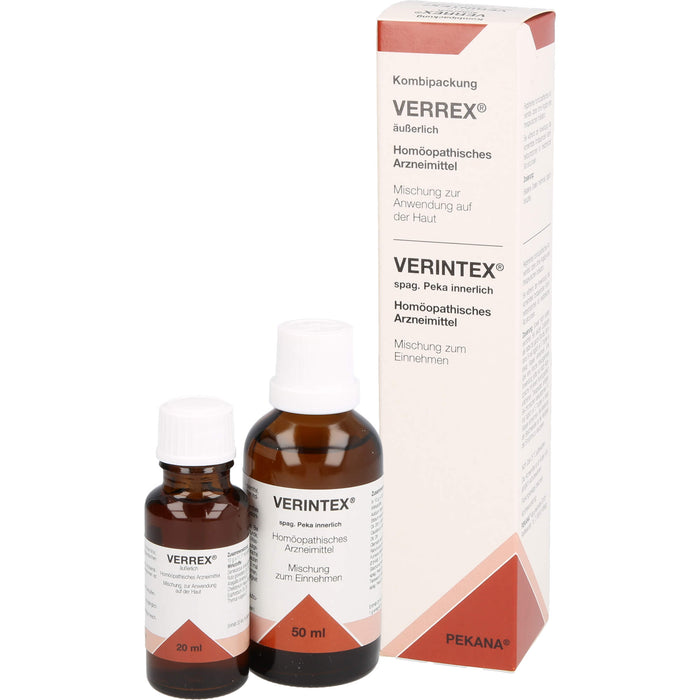 Verintex spag. Peka innerlich/Verrex äußerlich Kombipack., 1 P KPG