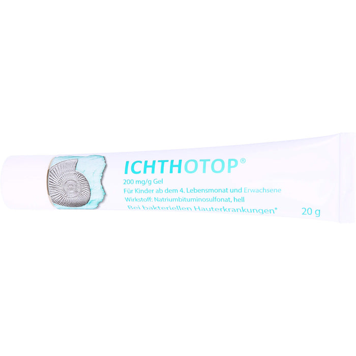 ICHTHOTOP 200 mg/g Gel bei bakteriellen Hauterkrankungen, 20 g Gel