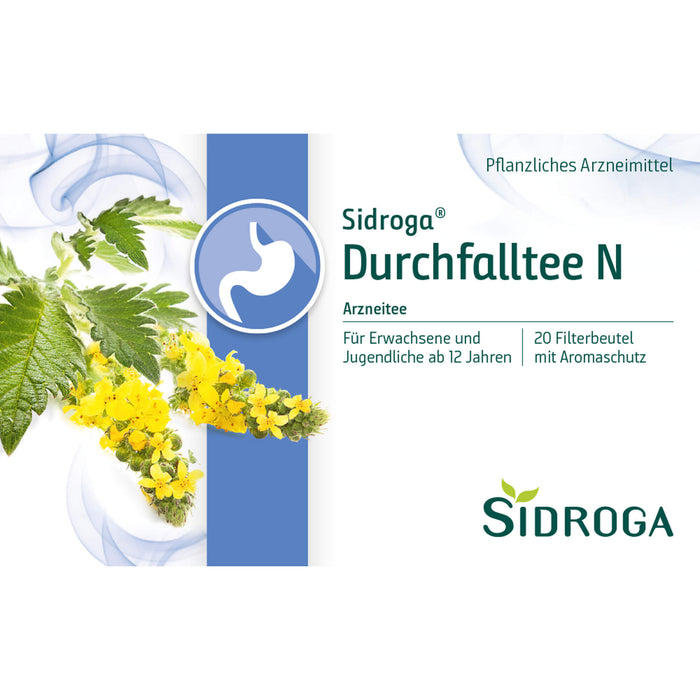 Sidroga Durchfalltee N, 20 St. Filterbeutel