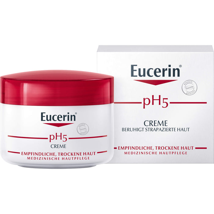 Eucerin pH5 Creme beruhigt strapazierte Haut, 75 ml Crème