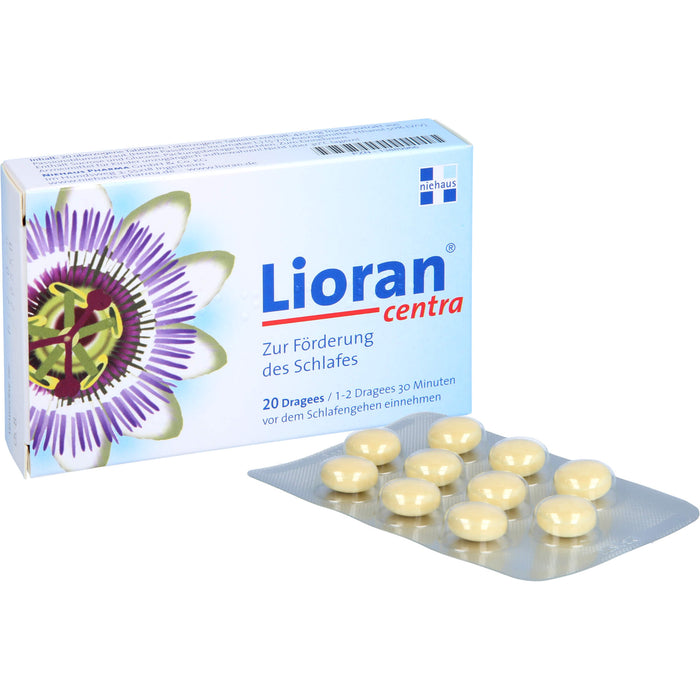 Lioran Centra Dragees zur Förderung des Schlafes, 20 pcs. Tablets