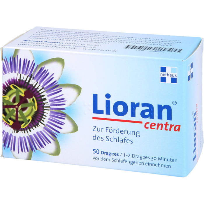 Lioran Centra Dragees zur Förderung des Schlafes, 50 St. Tabletten