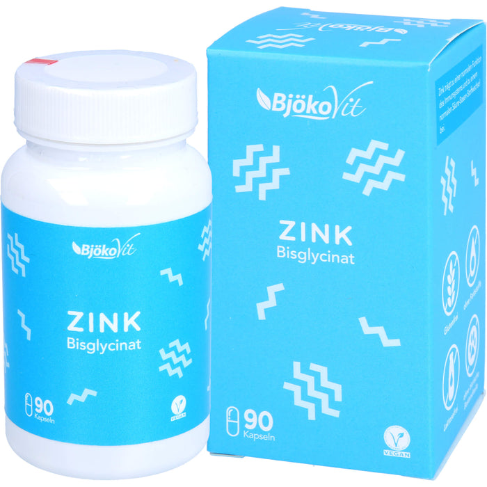 Zink Bisglycinat 25 mg vegan Kapseln, 90 St KAP