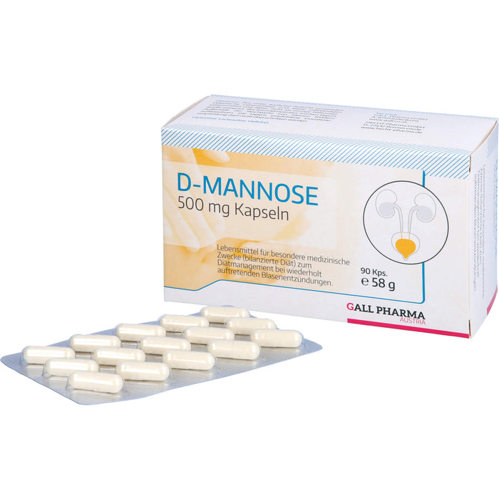 D-MANNOSE 500Mg GPH KAPSELN, 90 St KAP