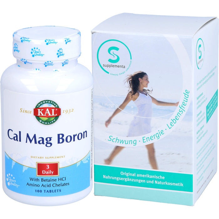 Calcium & Magnesium + Bor KLEAN LABS, 100 St TAB