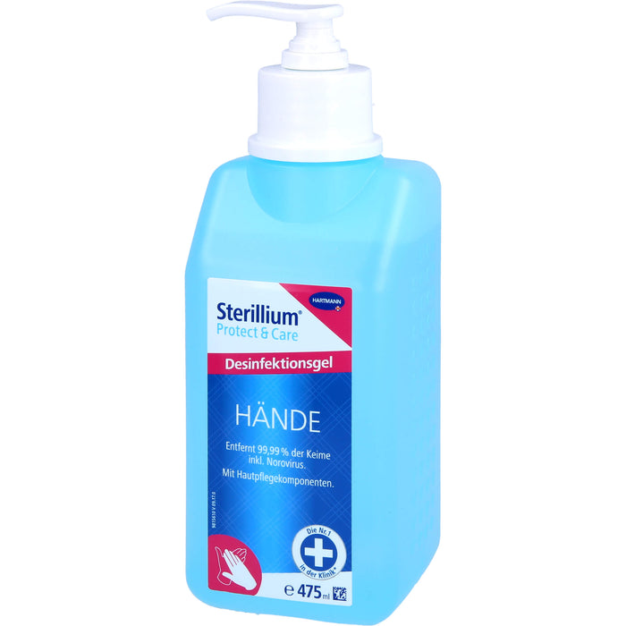 Sterillium Protect & Care Gel mit Pumpe, 475 ml Gel