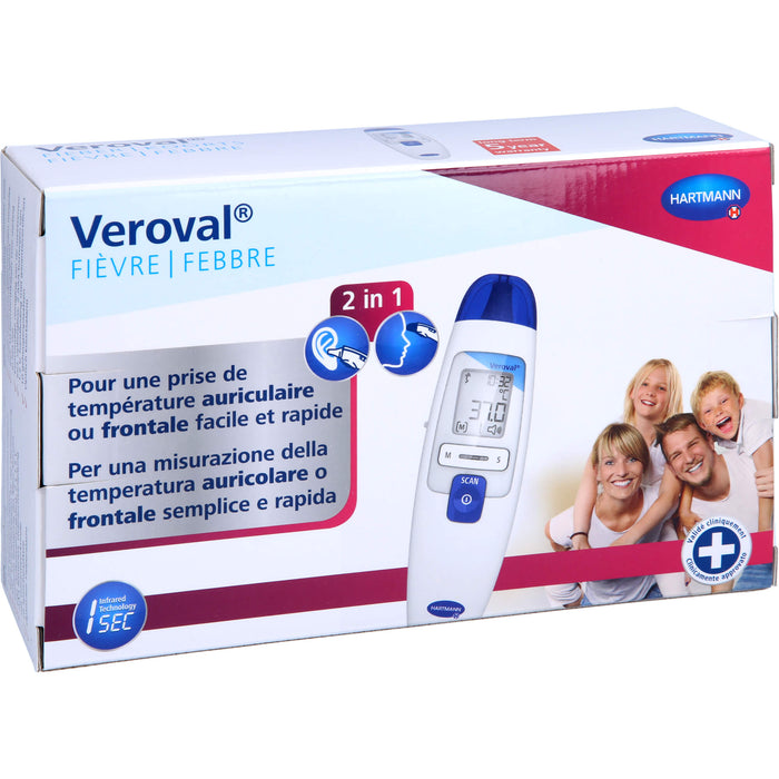 Veroval 2in1 Infrarot-Fieberthermometer, 1 St