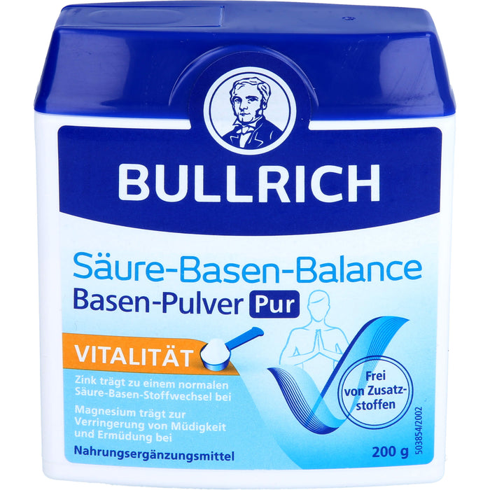 Bullrich Säure Basen Balance Basenpulver Pur, 200 g PUL