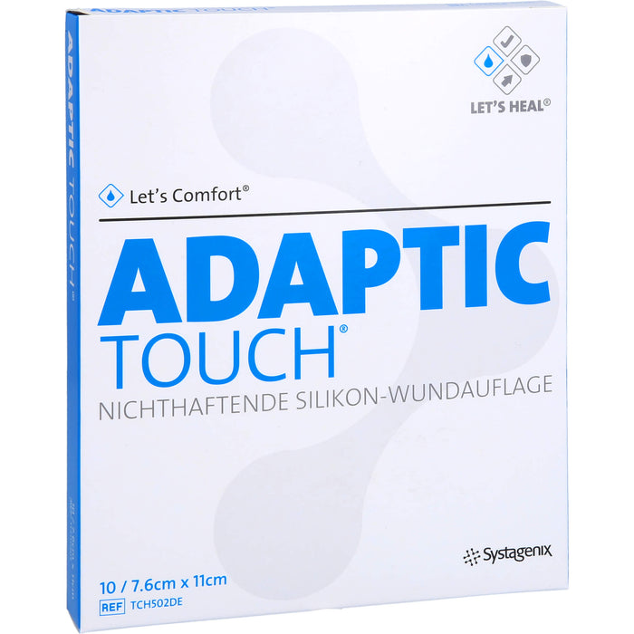 Adaptic Touch 7,6 x 11 cm nichthaftende Silikon-Wundauflage, 10 pcs. Wound gauze