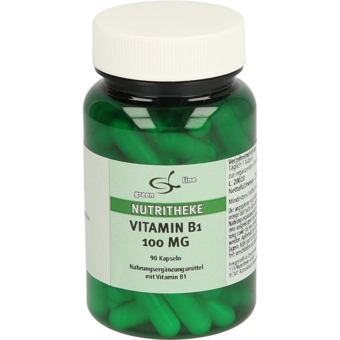 green line Vitamin B1 100 mg, 90 pcs. Capsules