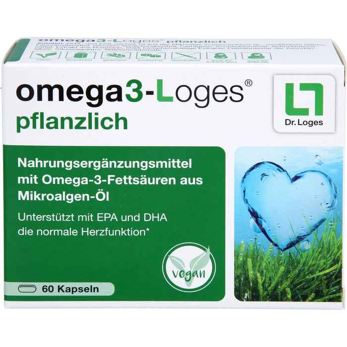 omega3-Loges pflanzlich Kapseln, 60 pc Capsules